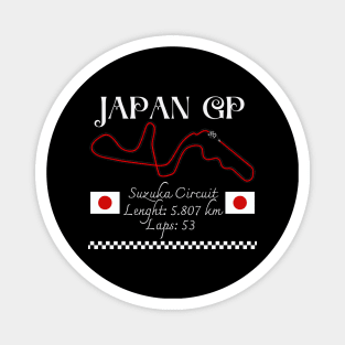 Japan Grand Prix, Suzuka Circuit, formula 1 fans Magnet